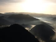 Trzy Korony , Pieniny  - widok na Magurę Spiską